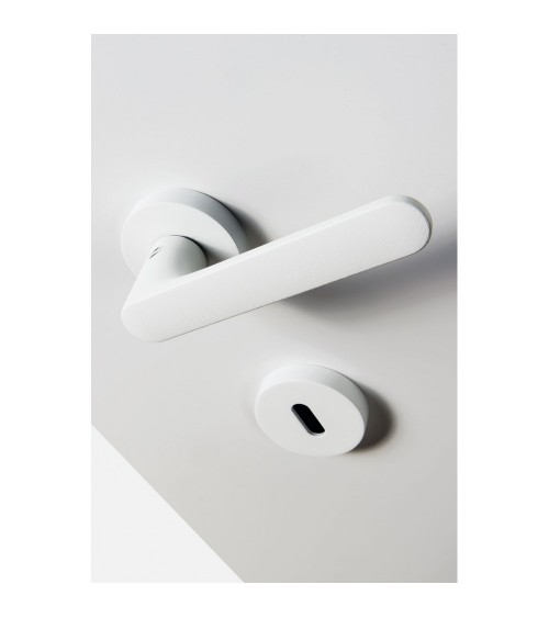Puxador de porta na cor branca - Moon One Ronde - puxador design