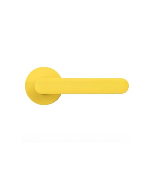 Puxador de porta na cor Amarelo Limão - Moon One Ronde - puxador design