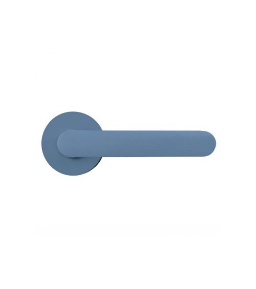 Puxador de porta de cor Azul Oceano - Moon One Ronde - puxador design