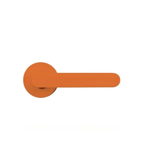 Puxador de porta de cor Laranja - Moon One Ronde - puxador design
