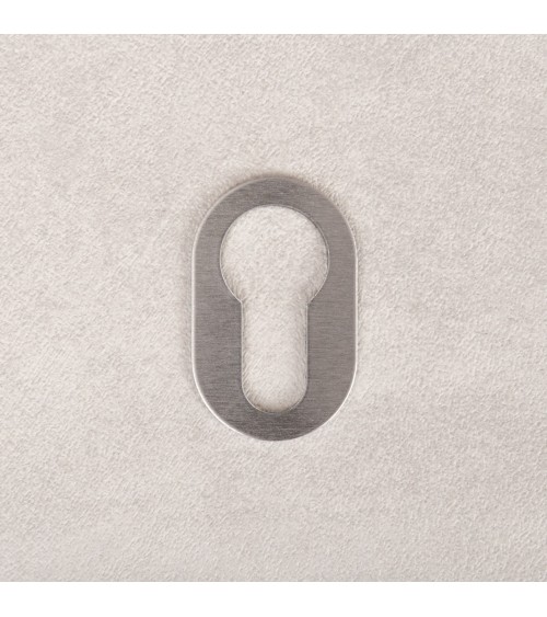 Roseta de porta VERUM slim, para chave de cilindro - puxador design