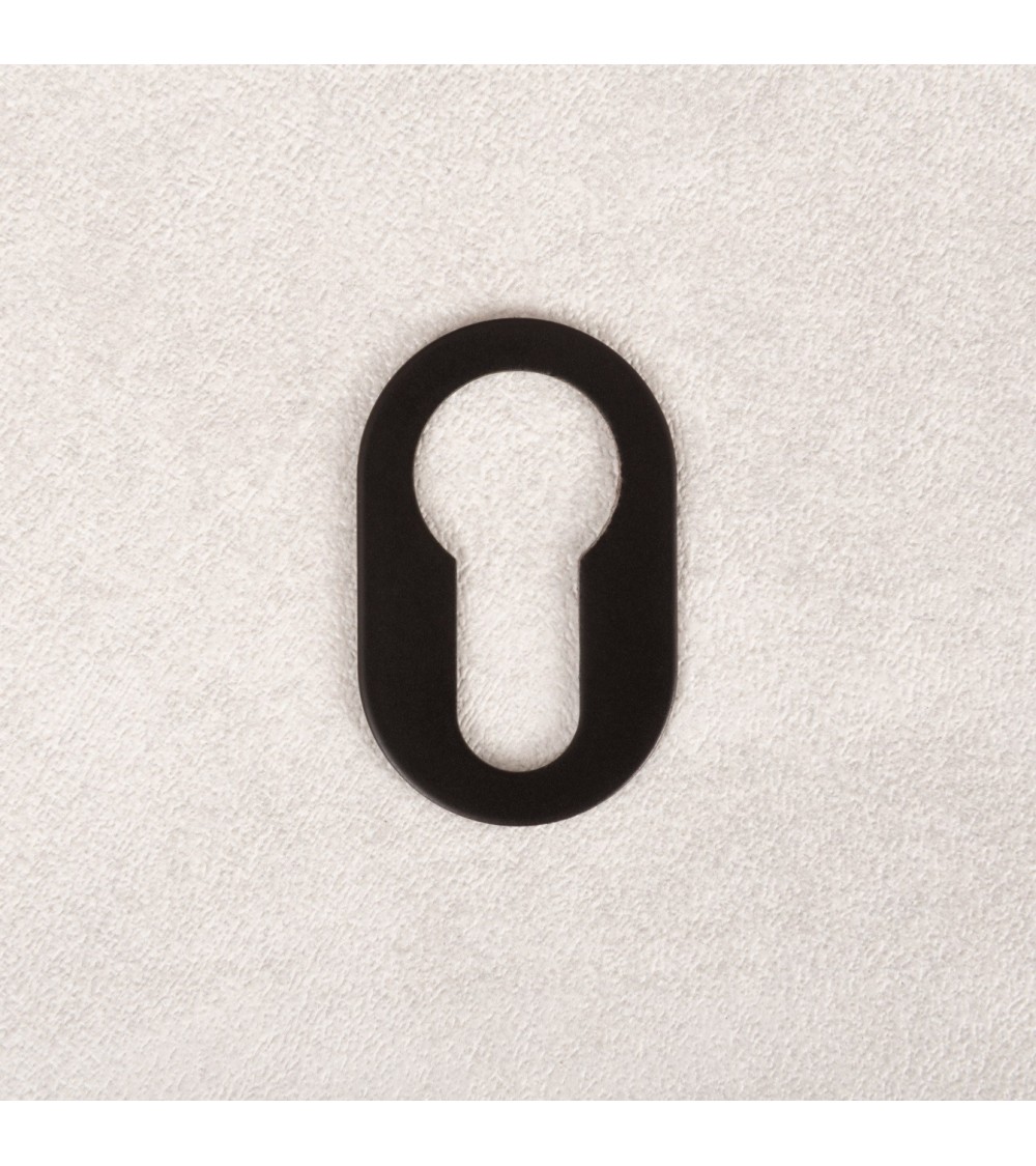 Roseta de porta VERUM slim, para chave de cilindro - puxador design