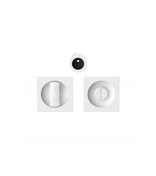 Puxador para porta deslizante de cor branca Moon One puxador design