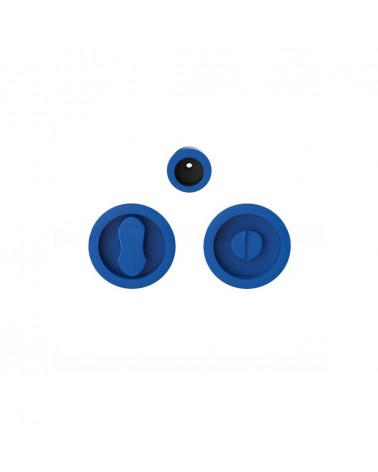Puxador para porta de correr com bloqueio cor Azul Capri Moon One puxador design