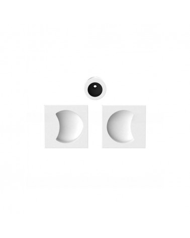 Puxador para porta deslizante branco Colombo Design Moon One puxador design