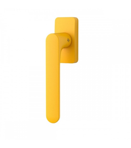 Puxador de janela cor Amarelo Limão - Moon One Quadrada - puxador design