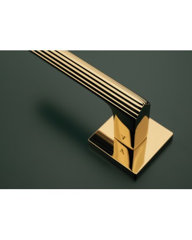Puxador de porta dourado polido LARICE puxador design vista ampliada