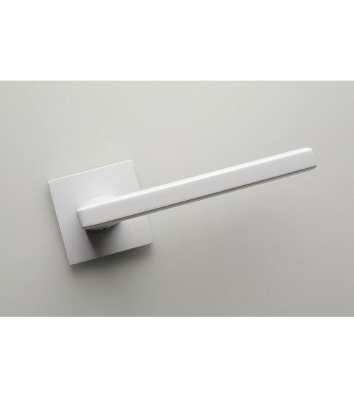 Puxador de porta branco PYROLA ferragens design