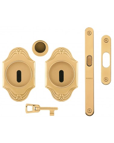 Maçaneta para porta deslizante chique MANDELLI 1028TC/S ferragem design