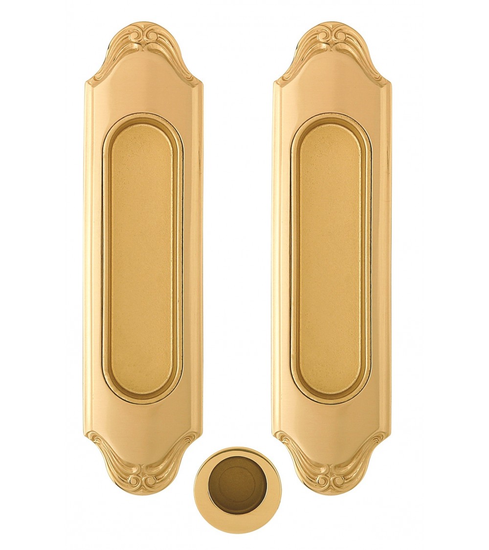 Puxador para porta de correr sóbrio MANDELLI 1028 ferragens design