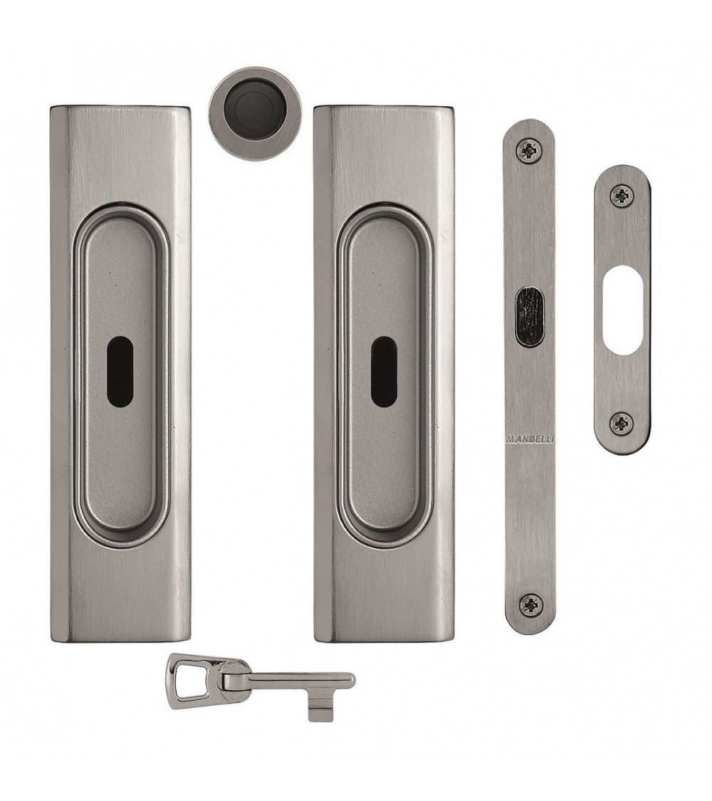 Maçaneta para porta deslizante moderna MANDELLI 1038C/S ferragem design
