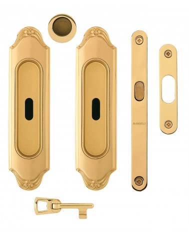 Puxador para porta de correr chique MANDELLI 1028C/S ferragens design