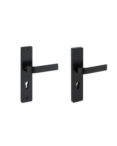 Puxador de porta exterior moderno Tupai 3215 ferragens design vista por par