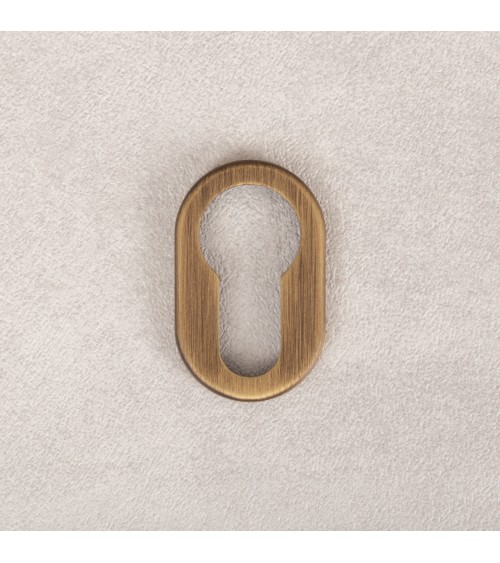 Roseta de porta VERUM standard, com fechadura de cilindro - puxador design