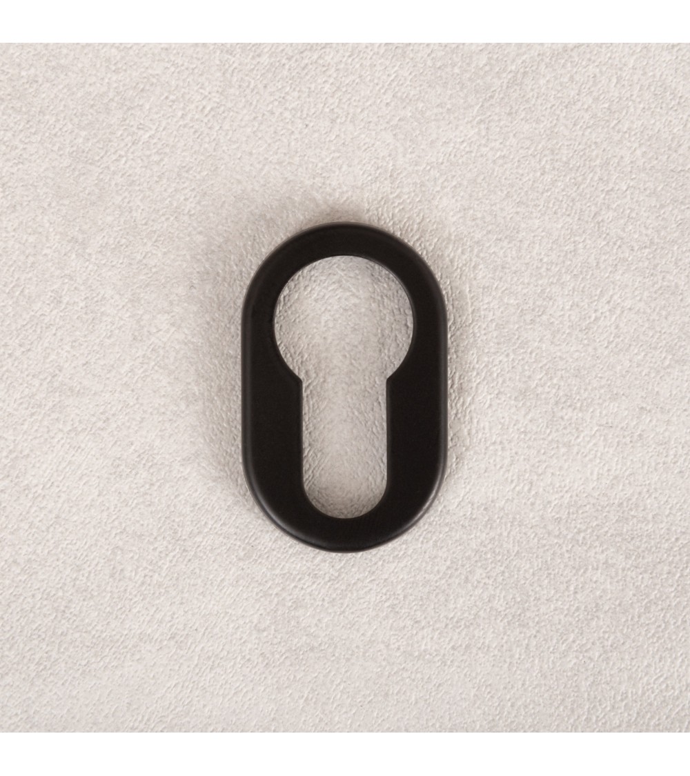 Roseta de porta VERUM standard, com fechadura de cilindro - puxador design