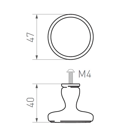 Cópia de Puxador de móvel em concha P47 - puxador design