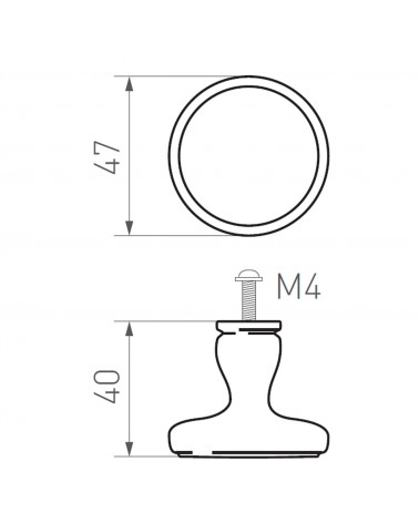 Cópia de Puxador de móvel em concha P47 - puxador design