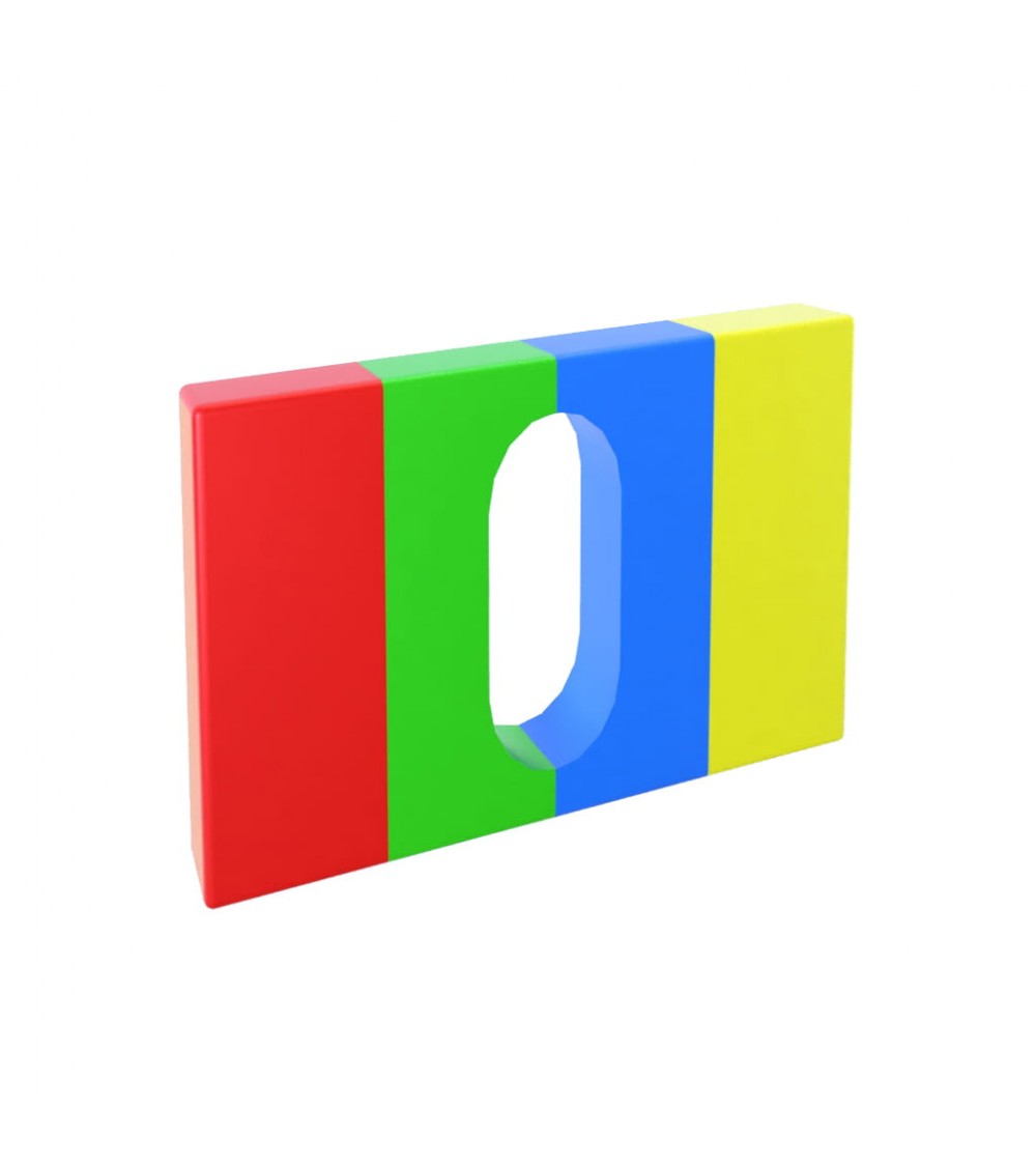 Escudo de chave de quarto rectangular Line para pintar - puxador design