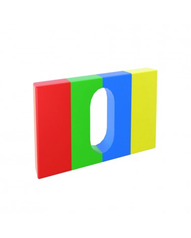 Escudo de chave de quarto rectangular Line para pintar - puxador design