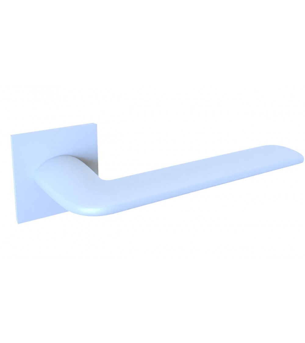 Puxador de Porta Branco Line Stinger Quadrado