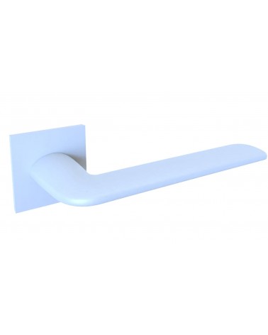 Puxador de Porta Branco Line Stinger Quadrado