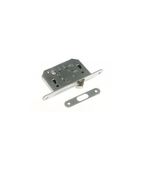 Fechadura para portas de correr - cor cromado mate - puxador design