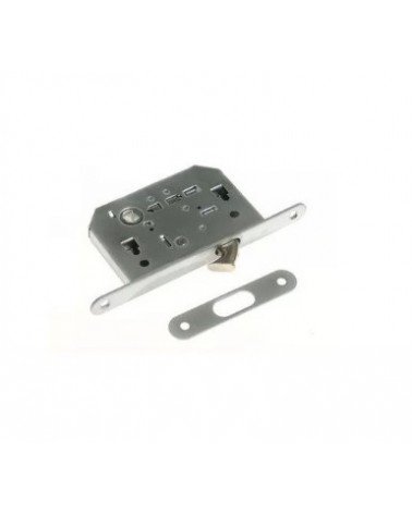 Fechadura para portas de correr - cor cromado mate - puxador design