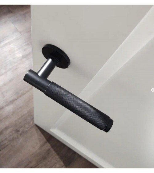 Puxador de porta preto Time Slim puxador design