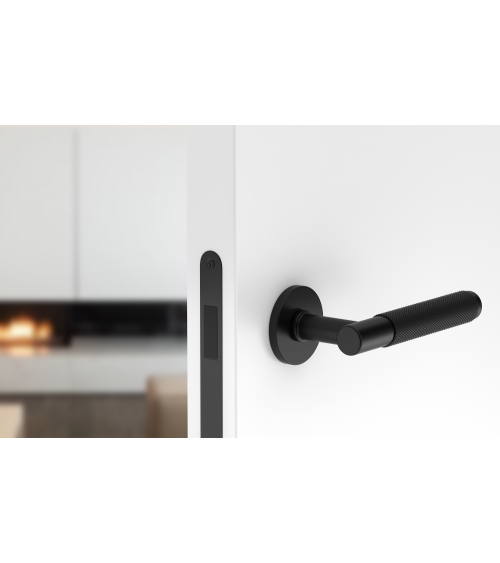 Puxador de porta preto Time Slim puxador design