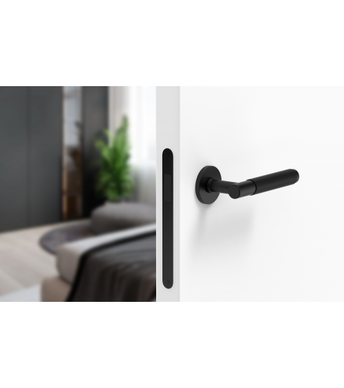 Puxador de porta preto Time Slim puxador design