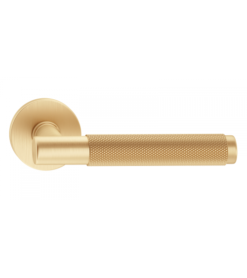 Puxador de porta dourado acetinado Time Slim puxador design