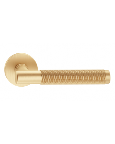 Puxador de porta dourado acetinado Time Slim puxador design