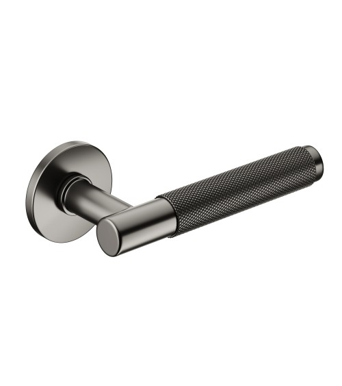 Puxador de porta grafite Time Slim design