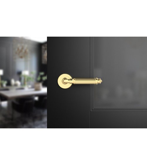 Puxador de porta dourado polido ARIA Slim design