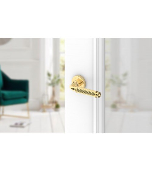 Puxador de porta dourado polido ARIA Slim design