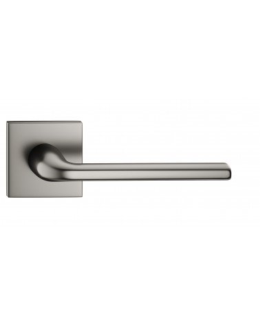 Puxador de porta grafite Scandi Slim design vista de frente