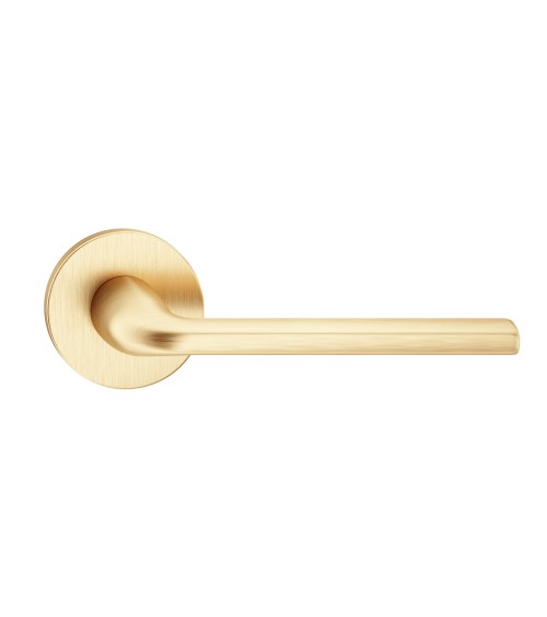 Puxador de porta ouro polido Scandi slim ferragens design