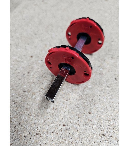 Kit de montagem puxadores Moon para fechadura de espiga 7mm - puxador design