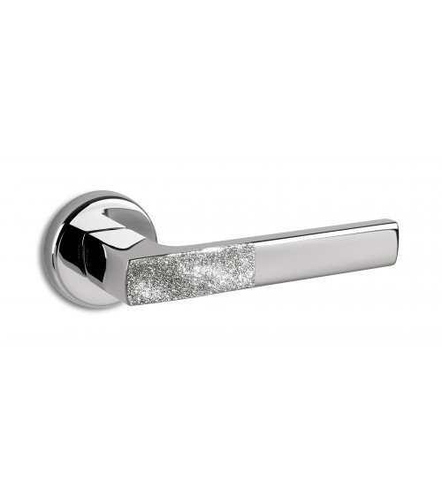 Puxador de porta Chrome polido ENTO SAND - puxador design