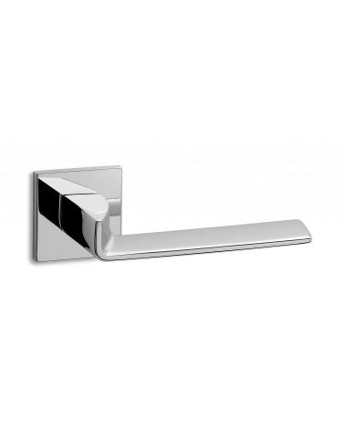 Puxador de porta Chrome Acetinado ENTO EDGE SQ - puxador design