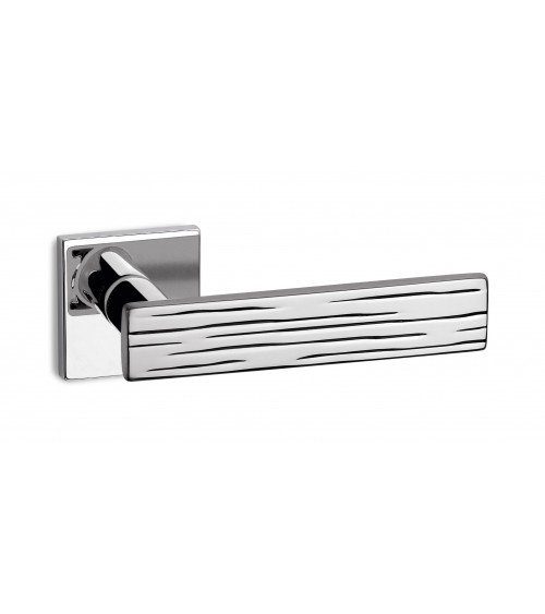 Puxador de porta grafite Ento Wood ferragens design