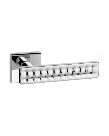 Puxador de porta Cromado polido ENTO MABELLE SQ - puxador design
