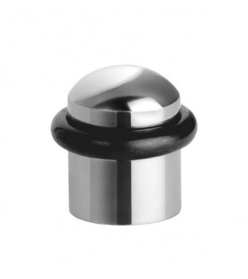 Batente de porta cromado polido TUPAI 115 ferragens design