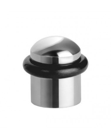 Batente de porta cromado polido TUPAI 115 ferragens design