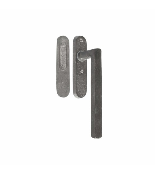 Puxador de janela para baie coulissante em bronze bruto - puxador design