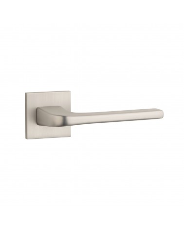 Puxador de porta em níquel acetinado NAKA design