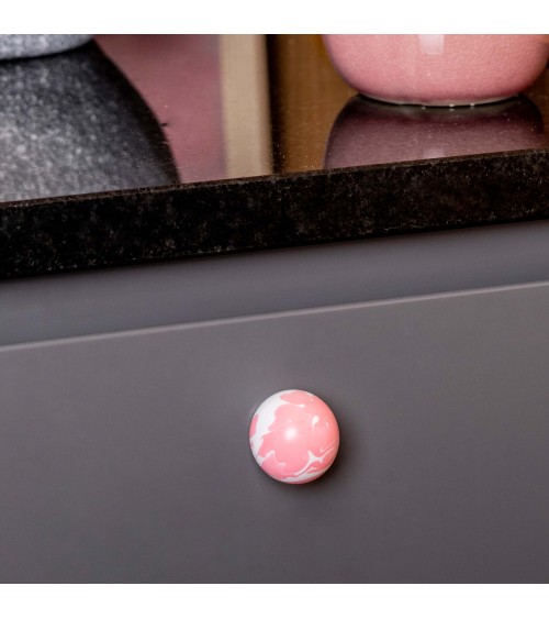 Puxador de móvel em madeira de faia Rosa design