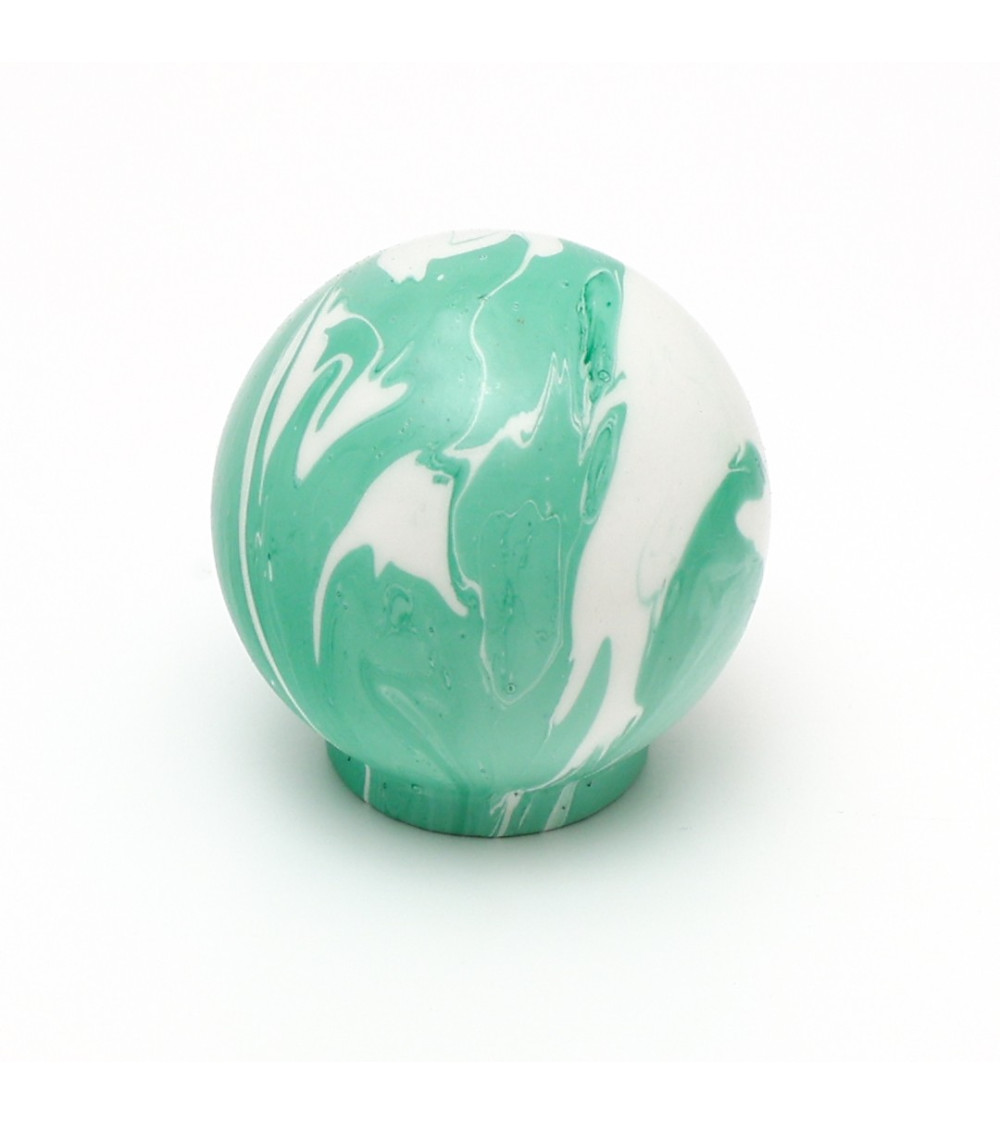 Puxador de móvel em madeira de faia verde rico design