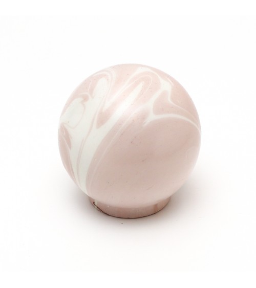 Puxador de móvel em madeira de faia Rosa taupe design