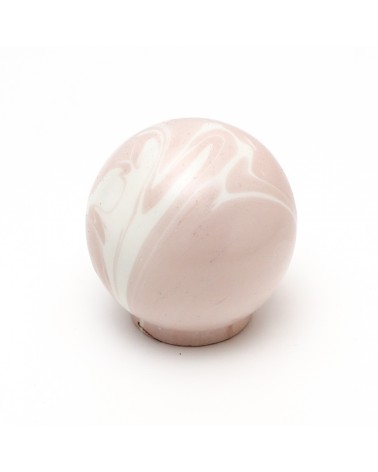 Puxador de móvel em madeira de faia Rosa taupe design
